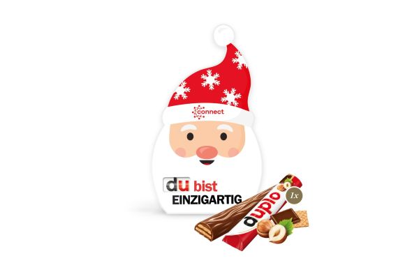 Werbekarte Santa Mit Duplo