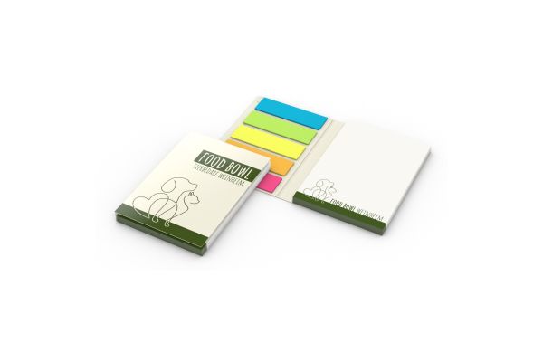 Haftnotiz-Set Bern Recycling-Haftpapier Zettel klein Umschlag