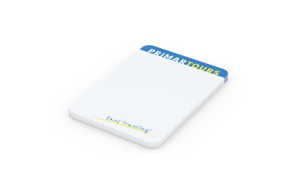 Haftnotizblock Plus Round Ecken abgerundet - 94x66 mm