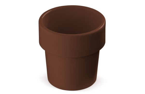 Heiß-aber-cool Kaffeebecher 240ml, braun
