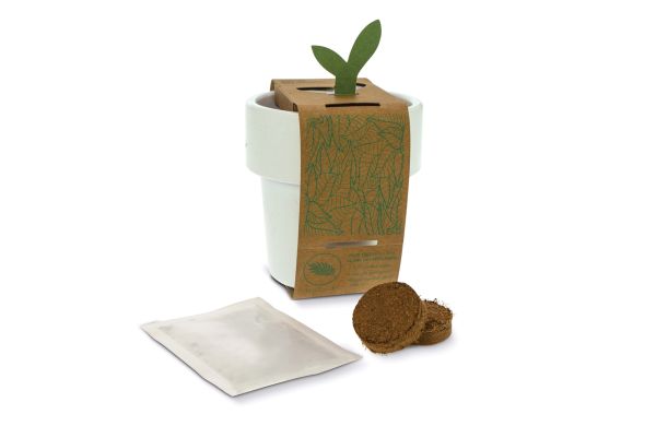 Hot-but-cool Tasse mit Kirschtomatenamen, weiss