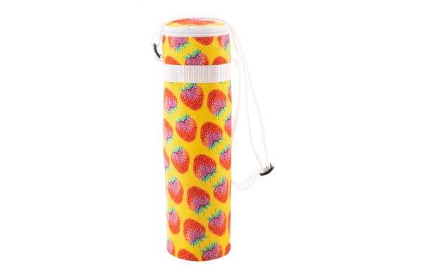 Individuelle Flaschenkühltasche CreaCool Aqua, weiß