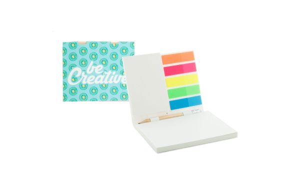 Individueller Haftnotizblock CreaStick Seed Combo Plus, weiß