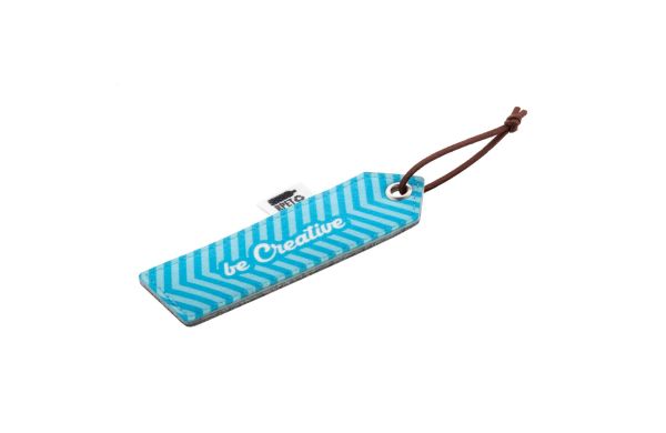individuelles RPET Lesezeichen CreaFelt Mark, weiss