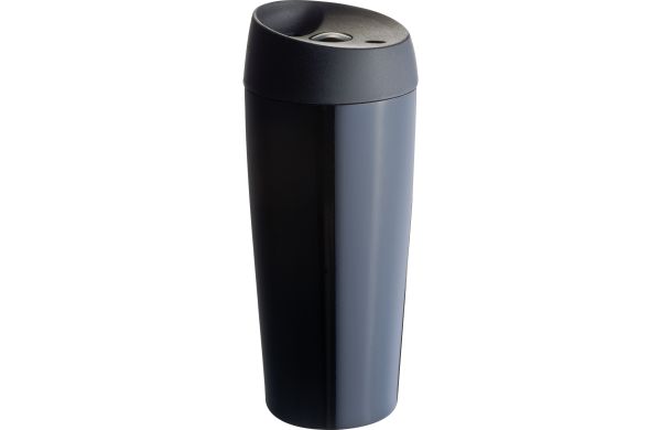 Isolierbecher aus Edelstahl, 400ml - schwarz
