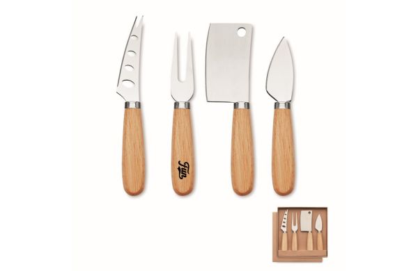 CAMEMBERT Käsemesser-Set, holz