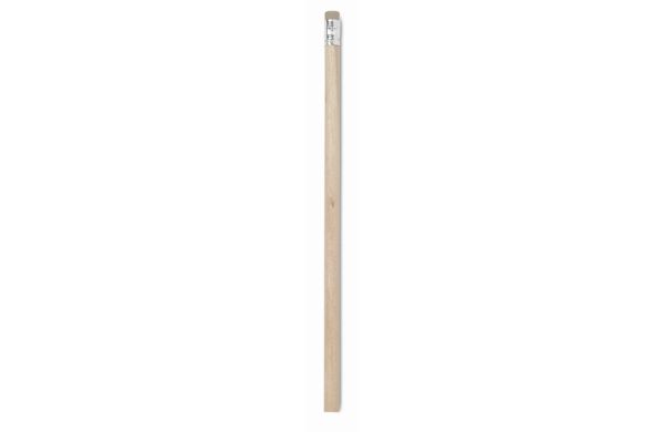 STOMP Bleistift mit Radiergummi - holzfarben