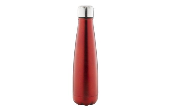 Klossip Edelstahl-Trinkflasche, rot