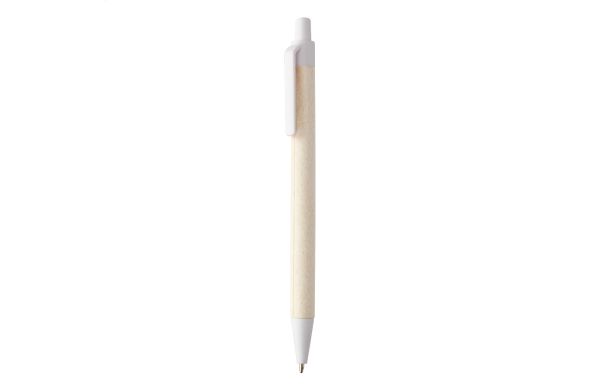 Kugelschreiber aus Milchkarton Relact Scrib, weiß/natur