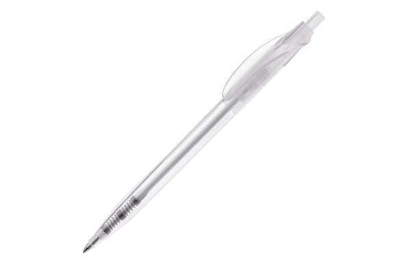 Kugelschreiber Cosmo Transparent, transparent weiss