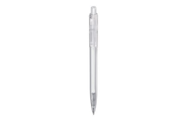 Kugelschreiber Ducal Clear Transparent, transparent weiss