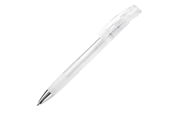 Kugelschreiber Zorro Transparent, transparent weiss