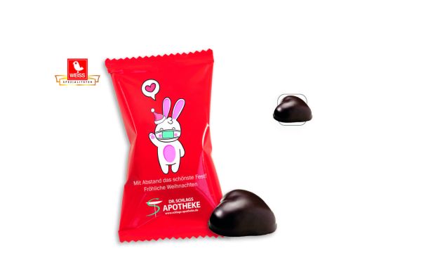 Lebkuchenherz Werbetüte_ Lebkuchen Herz_ ca_ 15 g
