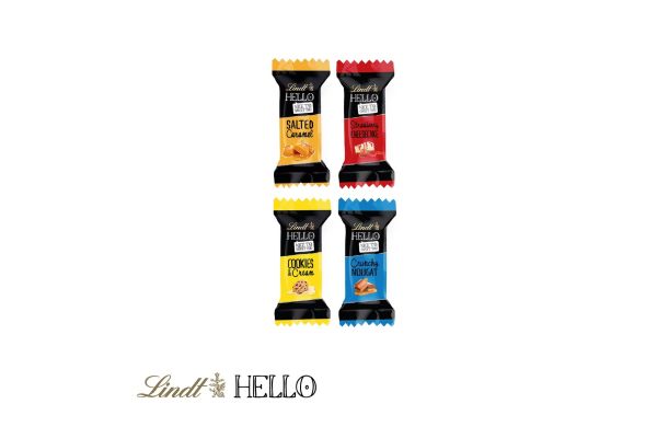 Lindt HELLO im Werbeschuber