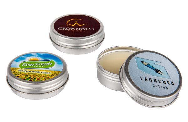 Lippenpflege im Aluminium-Döschen "LipJar Alu Label"
