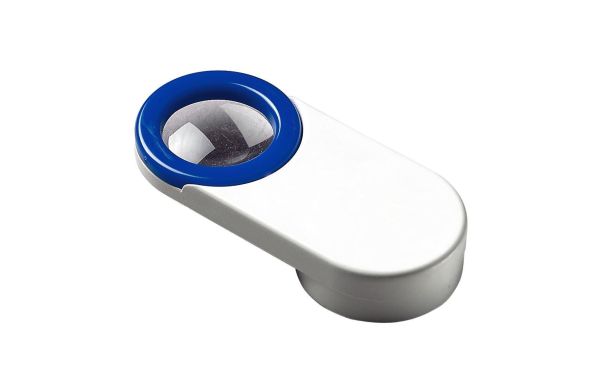 Magnet "Lupe", blau