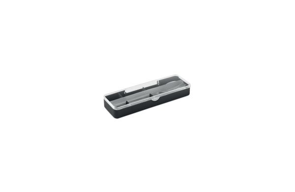 MESTECK Besteck-Set Edelstahl, schwarz