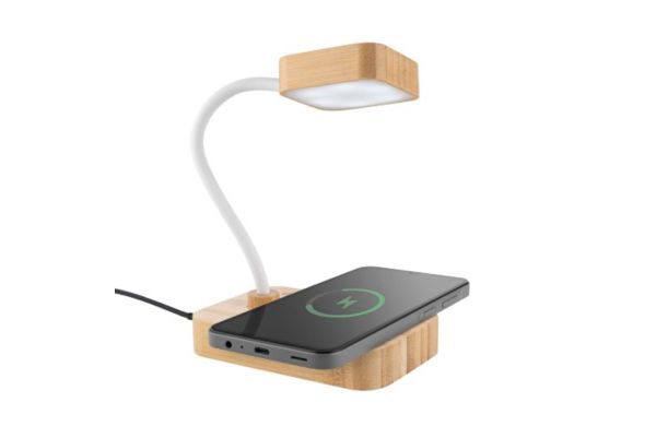 Metmaxx® Tisch- & Ladeleuchte "LumiBamboo"