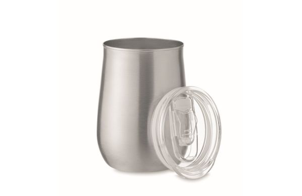 URSA Becher recycelter Edelstahl - silber matt