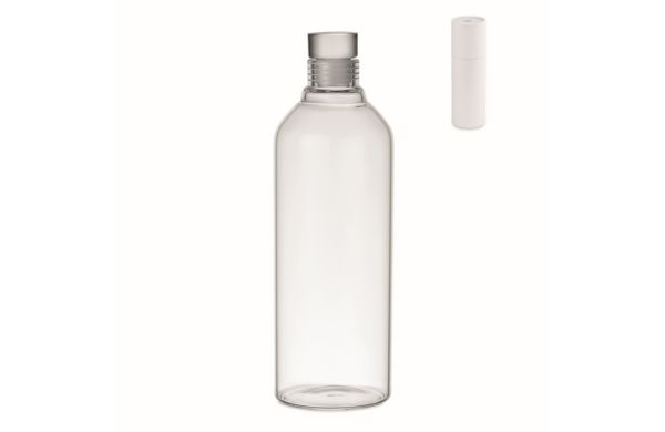 LARGE LOU Flasche Borosilikatglas 1 L - transparent