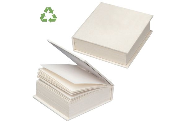 Notizblock aus recyceltem Milchkarton