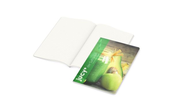 Notizbuch Copy-Book Recycling-Inhaltspapier Naturkarton-Softcover - gepunktet