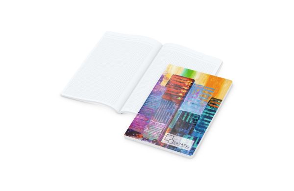Notizbuch Flexx-Book Umfang groß Karton-Softcover - kariert, Karton matt