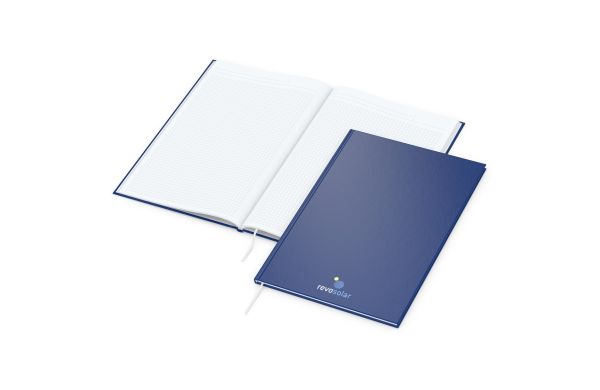 Notizbuch Memo-Book Umfang klein Hardcover matt-farbig - kariert