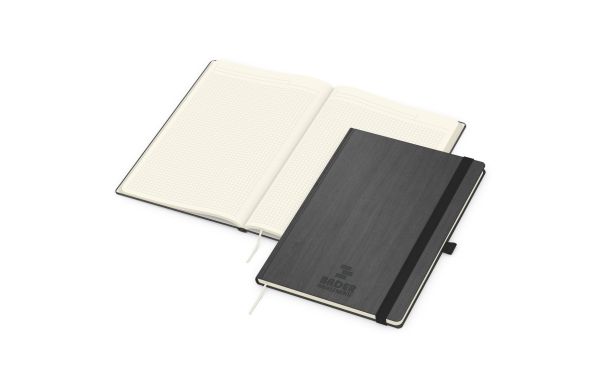 Notizbuch Mind-Book Kunstleder-Hardcover genarbt-farbig