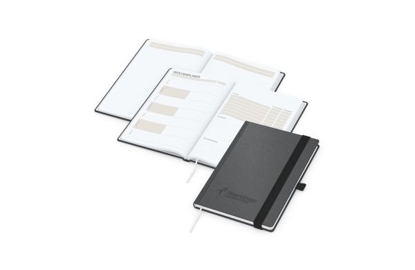 Notizbuch Hardcover orgaLine Mainbook Wochenplaner To-dos Prioritäten Ideen - hochweiss