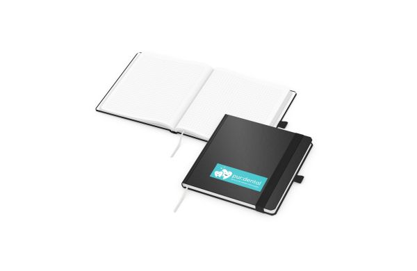 Notizbuch Hardcover Square-Book quadratisch 170 × 170 mm - Siebdruck-Digital