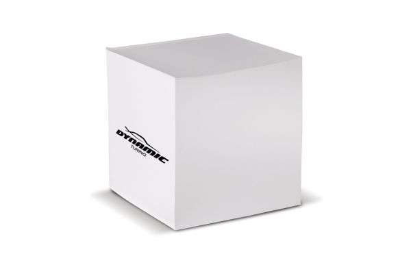 Notizwürfel 10x10x10cm, weiss
