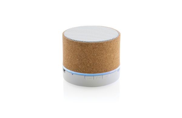Kabelloser 3W-Lautsprecher aus Kork/braun