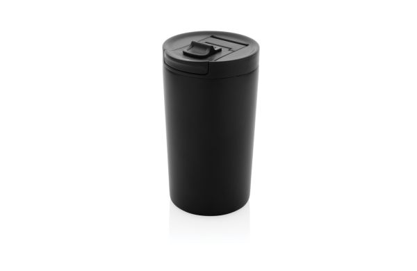 Doppelwandiger Vakuum-Becher aus RCS recyceltem SS/schwarz