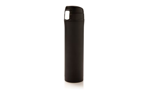 Easy Lock Vakuum-Flasche aus RCS recyceltem Stahl/schwarz