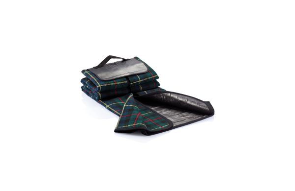 Tartan Picknickdecke/schwarz