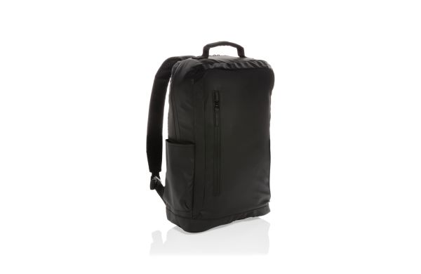Fashion schwarzer 15.6" Laptop-Rucksack, PVC-frei/schwarz