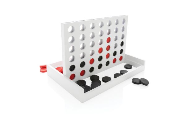 Connect Four Holzspiel/weiß
