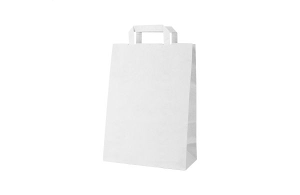 Papier-Einkaufstasche Boutique, weiss