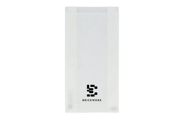 Papiertüte 50g/m² 15 x 7 x 36cm, weiss