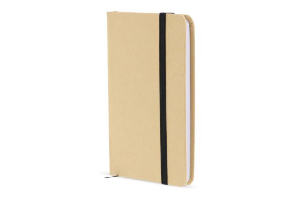 Papp-Notizbuch runde Ecken A5, braun