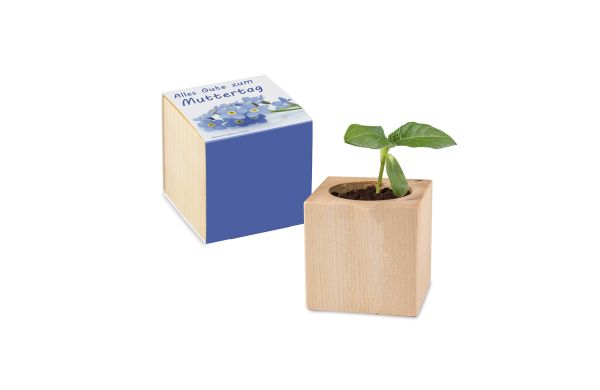 Pflanz-Holz - Standardmotiv - Muttertag, 2 Seiten gelasert