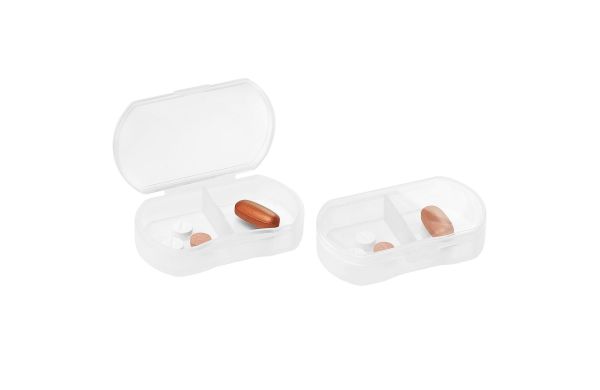 Pillendose Epsilon_ gefrostet glasklar