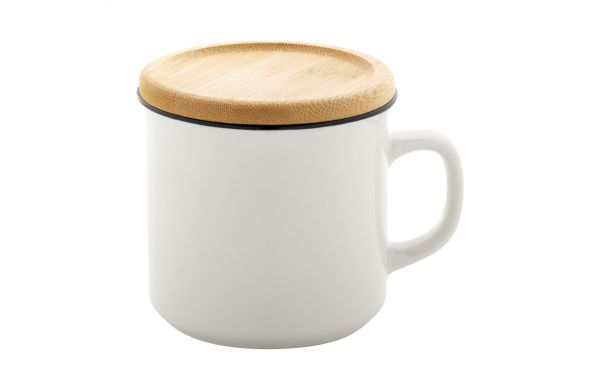 Porzellan-Tasse Cybele, weiss