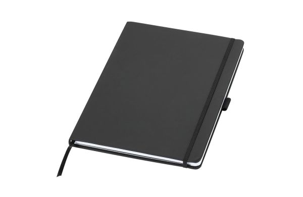 PVC beschichtetes Notizbuch "Agenda" A4, schwarz