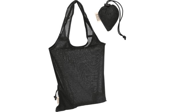 Recycelte Baumwolltasche Modena - schwarz