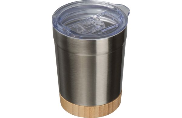 Recycelter Stahlbecher Turin - silbergrau