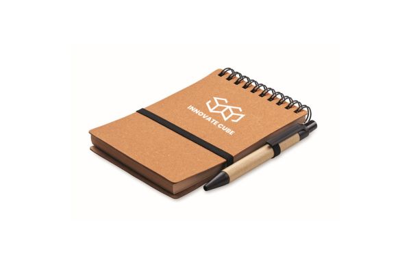 NOTIE Recyceltes Notizbuch-Set, braun