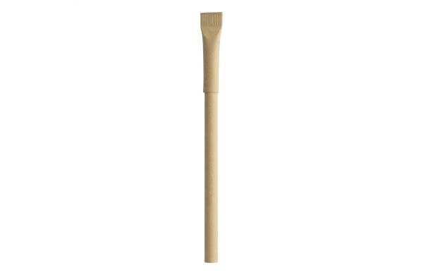 Recyclingpapier-Kugelschreiber Papyrus, beige