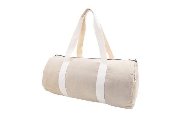 Rekan Duff Sporttasche aus recyceltem Canvas, natur